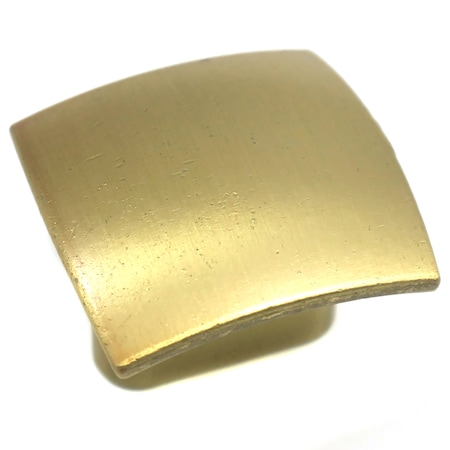 Laurey 1 1/2" Square Knob, Aventura, Champagne Brass 74510